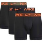 Nike Bokserit Essential Micro Dri-FIT 3-pack - Musta/Oranssi