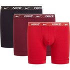 Nike Bokserit Essential Cotton Stretch 3-pack - Musta/Viininpunainen/Punainen