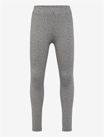 MANGO Printed Leggings - GREY - 140