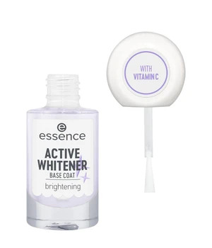essence Active Whitener BASE COAT Aluslakka 8 ml Transparent – kuva 3/7
