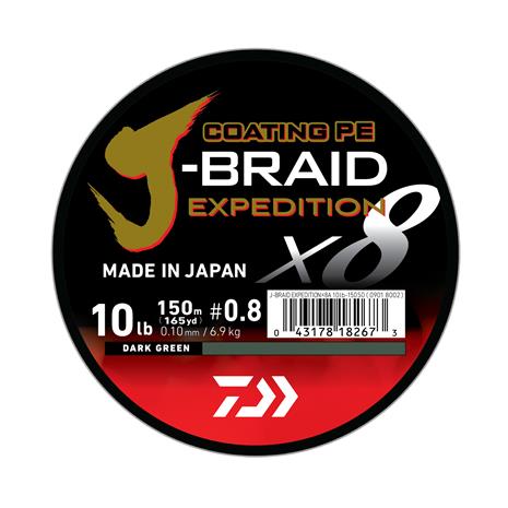 Daiwa J-Braid Expedition X8E 150m kuitusiima