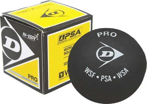 Squash-pallo Dunlop PRO 2YellowDot 12-laatikko