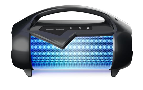 BigBen Interactive Bluetooth-kaiutinjuhla - Lite - Roiskevesisuojattu