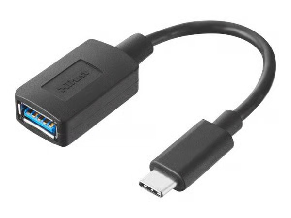 Trust 20967 USB-kaapeli 0,09 m USB C USB A Musta 20967