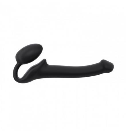 Strap On Me Silicone Bendable Strap-On Musta