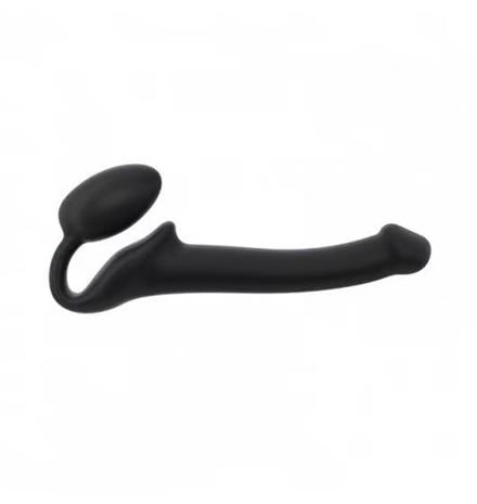 Strap On Me Silicone Bendable Strap-On Musta