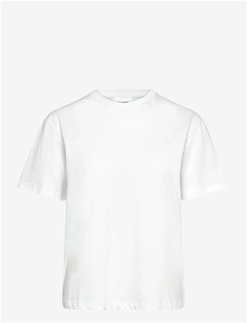 ENKEL STUDIO Basic O-Neck Tee S/S - WHITE - S – kuva 3/3