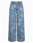 NÜMPH Nugiselly Hr Wide Jeans - LIGHT BLUE DENIM - 34