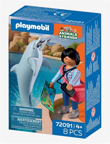 PLAYMOBIL - Zoo: Dolphin and Visitor (72091)