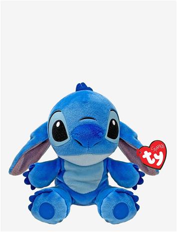 TY Stitch - Floppy Reg - BLUE - 15.5 cm