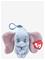 TY Dumbo - Floppy Clip - GREY - 9.5 cm – kuva 2