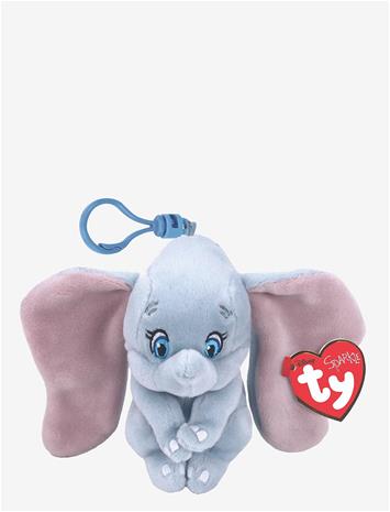 TY Dumbo - Floppy Clip - GREY - 9.5 cm