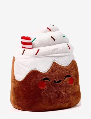 PUCKATOR Mushroom/Toadstool Plush Door Stop - BROWN - One Size