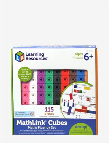 LEARNING RESOURCES Mathlink® Cubes Maths Fluency Set - MULTI COLOURED - One Size