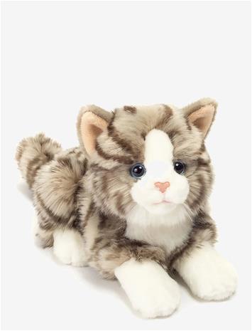 Teddy Hermann - Lying Cat grey 20 cm (906919)