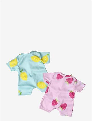 MICKI LEKSAKER Pyjamas 2-Pack, 36-41 Cm - MULTI - One Size