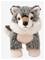 TEDDYKOMPANIET Teddy Forest, Varg - GREY - 25 cm – kuva 3