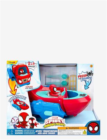 SPIDER-MAN Spidey Transforming Web-Wave Cruiser - MULTI COLOUR - One Size
