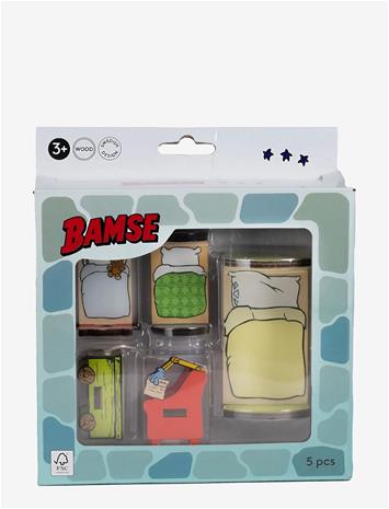 Micki Leksaker Bamse Dockhusmöbler Sovrum - Blue - ONE SIZE