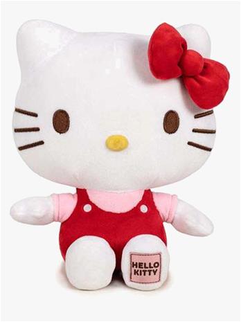 HELLO KITTY Hello Kitty Plush With Patch 25Cm Red - MULTI COLOURED - One Size