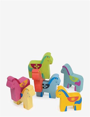 MENTARI Happy Stacking - Ponies - MULTI - One Size – kuva 2/2