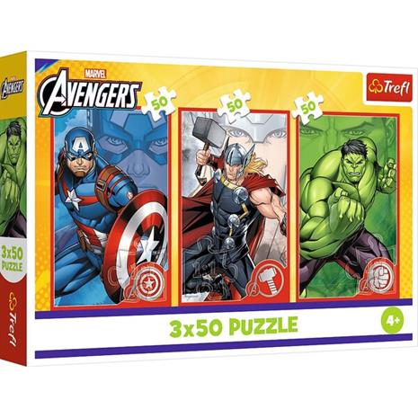 Trefl The Avengers Palapelit 3x50 Palaa