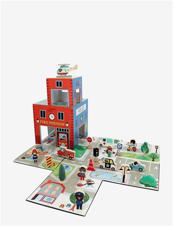 VILAC Fold-Out Playset - Rescue Services - MULTI - One Size