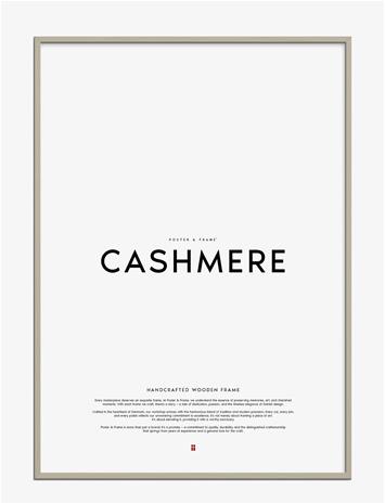Poster & Frame Poster & Frame Cashmere Wood Frame - Grey - A4