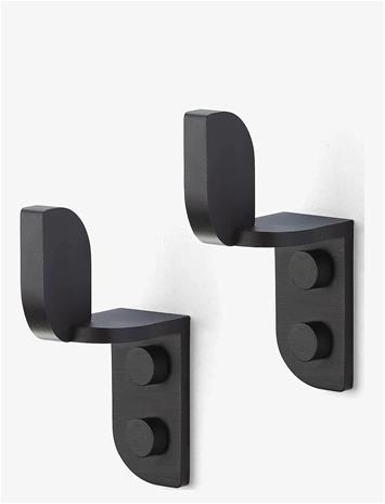 CHICURA Tabula Wall Hooks Black (2 Pcs.) - BLACK - One Size