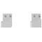 NICHBA DESIGN Bath Hook - 2 Pack - White - WHITE - One Size – kuva 4