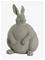LENE BJERRE Semina Easter Rabbit - GREY - H:25.2 cm – kuva 2