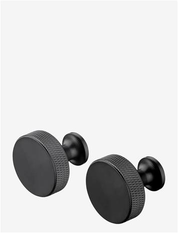 Blomus Set 2 Wall Hooks - Ø 3 Cm - Rof - Black - Black - ONE SIZE