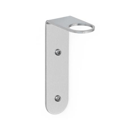 Nichba Design Soap Holder - Brushed Stainless - Silver - ONE SIZE