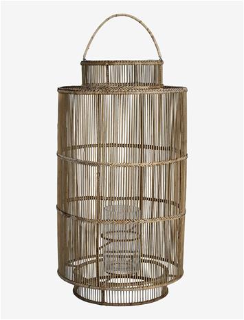 Lene Bjerre - Nille lyhty 75 cm rottinki/bambu