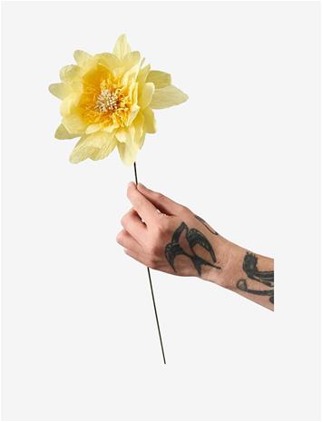 STUDIO ABOUT Paper Flower - YELLOW - One Size