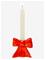 DOIY Candle Holder, Bow, Small - RED - One Size – kuva 2