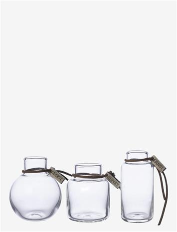 ERNST Glassvases 3-P - CLEAR - One Size – kuva 2/2