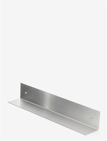 Nichba Design Shelf 60Cm - Brushed Stainless - Silver - ONE SIZE