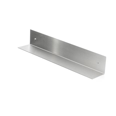 Nichba Design Shelf 60Cm - Brushed Stainless - Silver - ONE SIZE