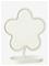 J-Line Table Mirror Flower Iron White - White - ONE SIZE – kuva 3