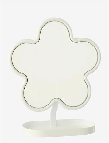 J-Line Table Mirror Flower Iron White - White - ONE SIZE – kuva 3/3