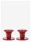 KUNSTINDUSTRIEN The Bell Candlestick - 2 Pack - RED - One Size – kuva 2