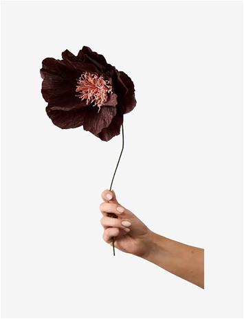 STUDIO ABOUT Paper Flower - BROWN - One Size – kuva 2/2