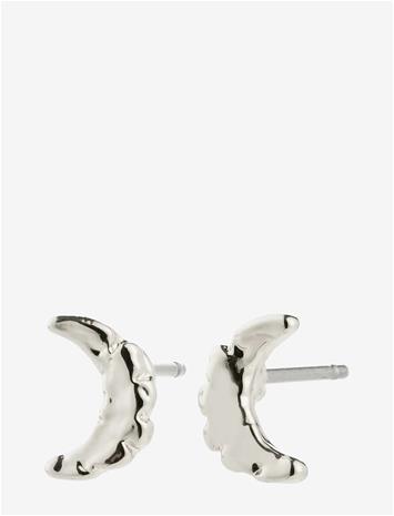 PILGRIM Between Moon Earrings Silver-Plated - SILVER PLATED - One Size