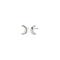 PILGRIM Between Moon Earrings Silver-Plated - SILVER PLATED - One Size – kuva 3