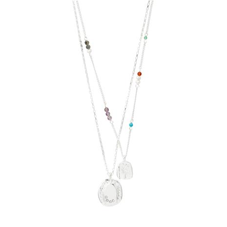 Pilgrim Here Necklace Silver-Plated - Silver - ONE SIZE – kuva 4/4
