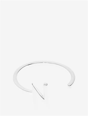 Design Letters Ring Silver A-Z N