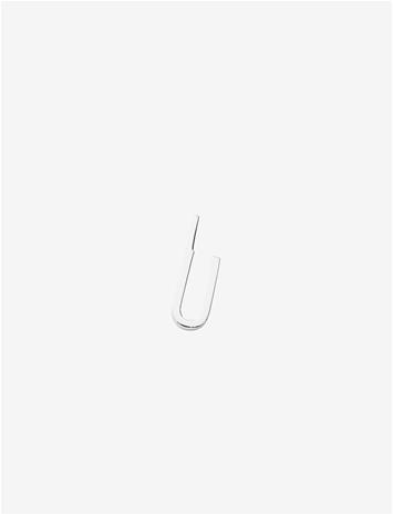 Design Letters Archetype Charm 10 mm Silver A-Z U – kuva 5/5