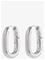 LUV AJ Xl Chain Link Hoops-Silver - SILVER - One Size – kuva 2