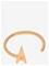 Design Letters Ring Gold A-Z A – kuva 4